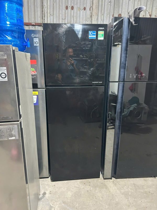 Tủ lạnh cũ Aqua inverter 373/ 344 Lít